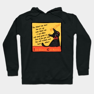 the black cat nero Hoodie